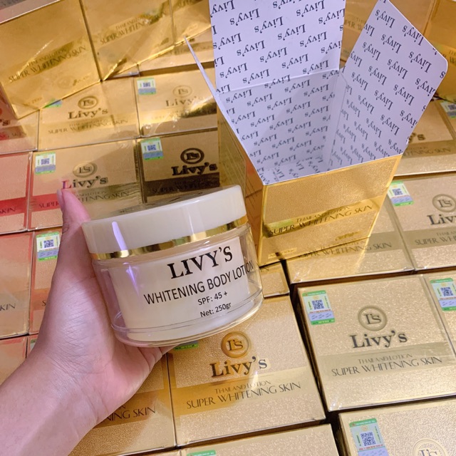 KEM TRẮNG DA BODY LIVY VÀNG