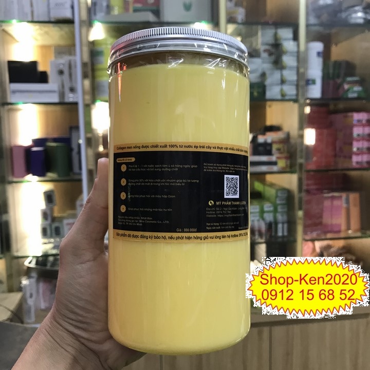Kem hấp tóc Collagen men sống dưỡng tóc 1000ml