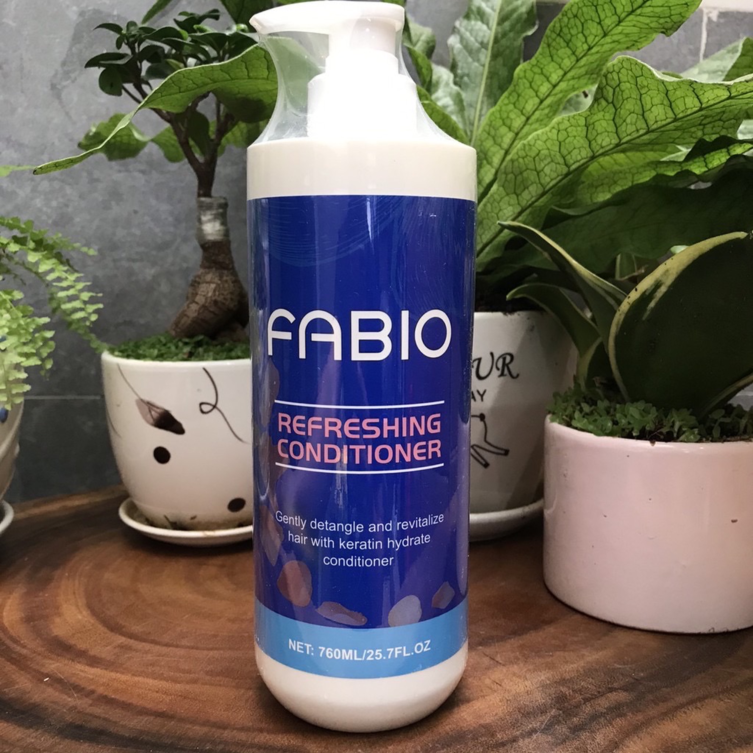 [HCM]Dầu gội xả dưỡng chất FABIO Refreshing 760mlx2