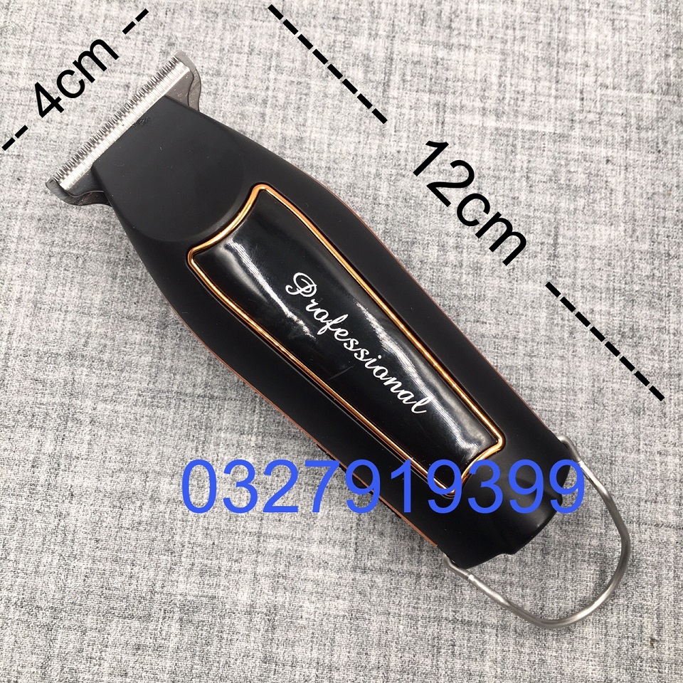Phaeton Tông đơ cạo viền cao cấp Barber PHAETON NO 1 - Động cơ Turbo 2 tốc độ, lưỡi thép không gỉ, pin lithium 1000mAh, thời gian sử dụng 45-60 phút, thiết kế hiện đại, bảo hành 3 tháng