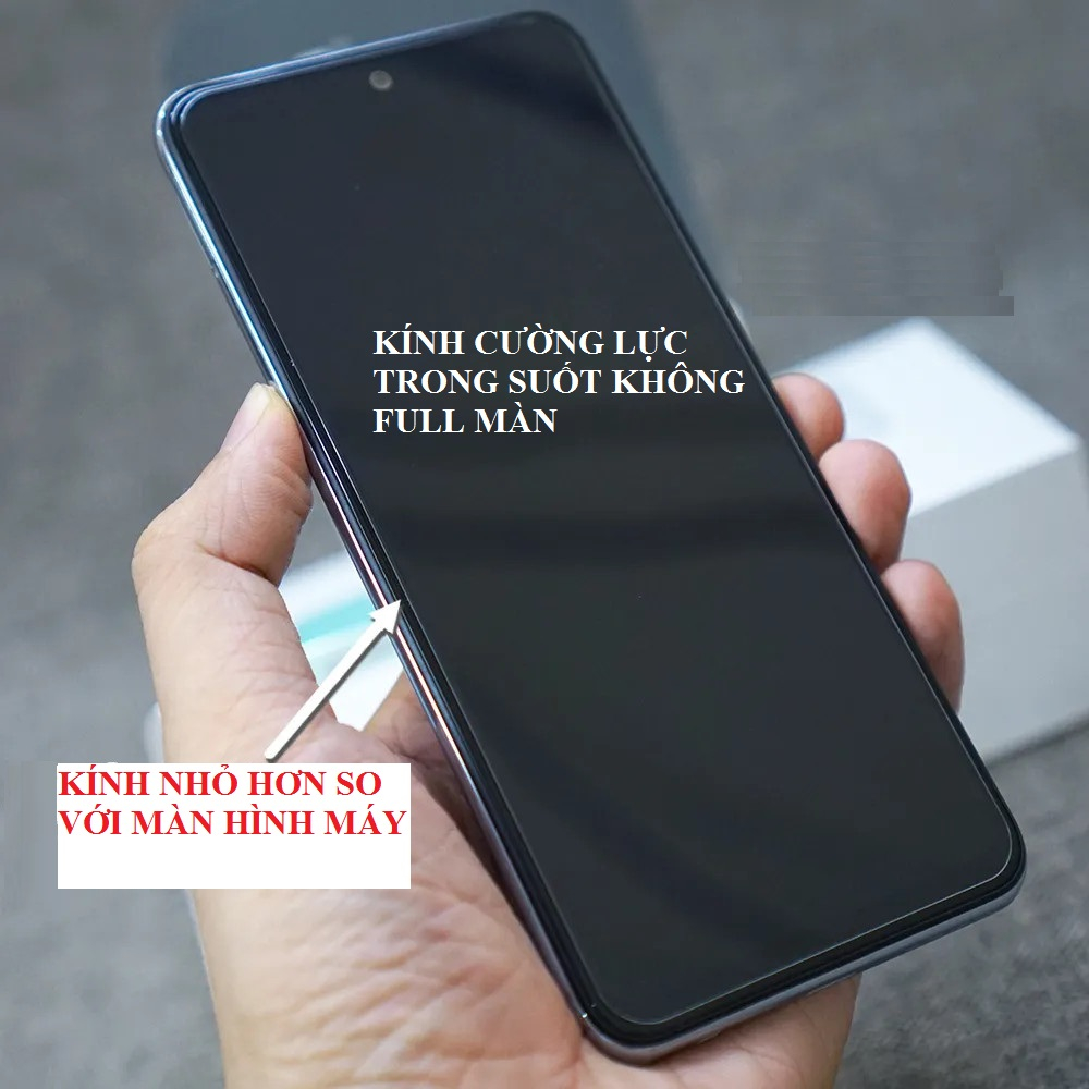 Kính cường lực full màn hình, kính cường lực trong suốt Samsung C55 A55 A35 M53 M54 M55