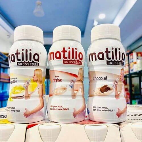 Sữa Bầu Matilia Pháp Đủ Vị ( 4hộp-200ml)