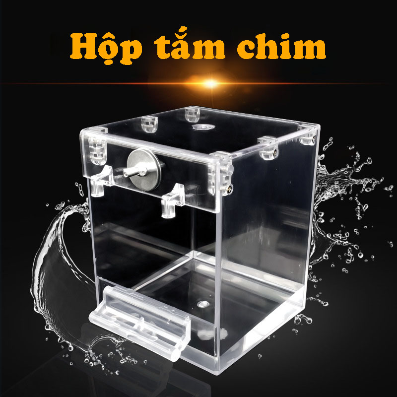 Hộp tắm cao cấp cho chim vẹt