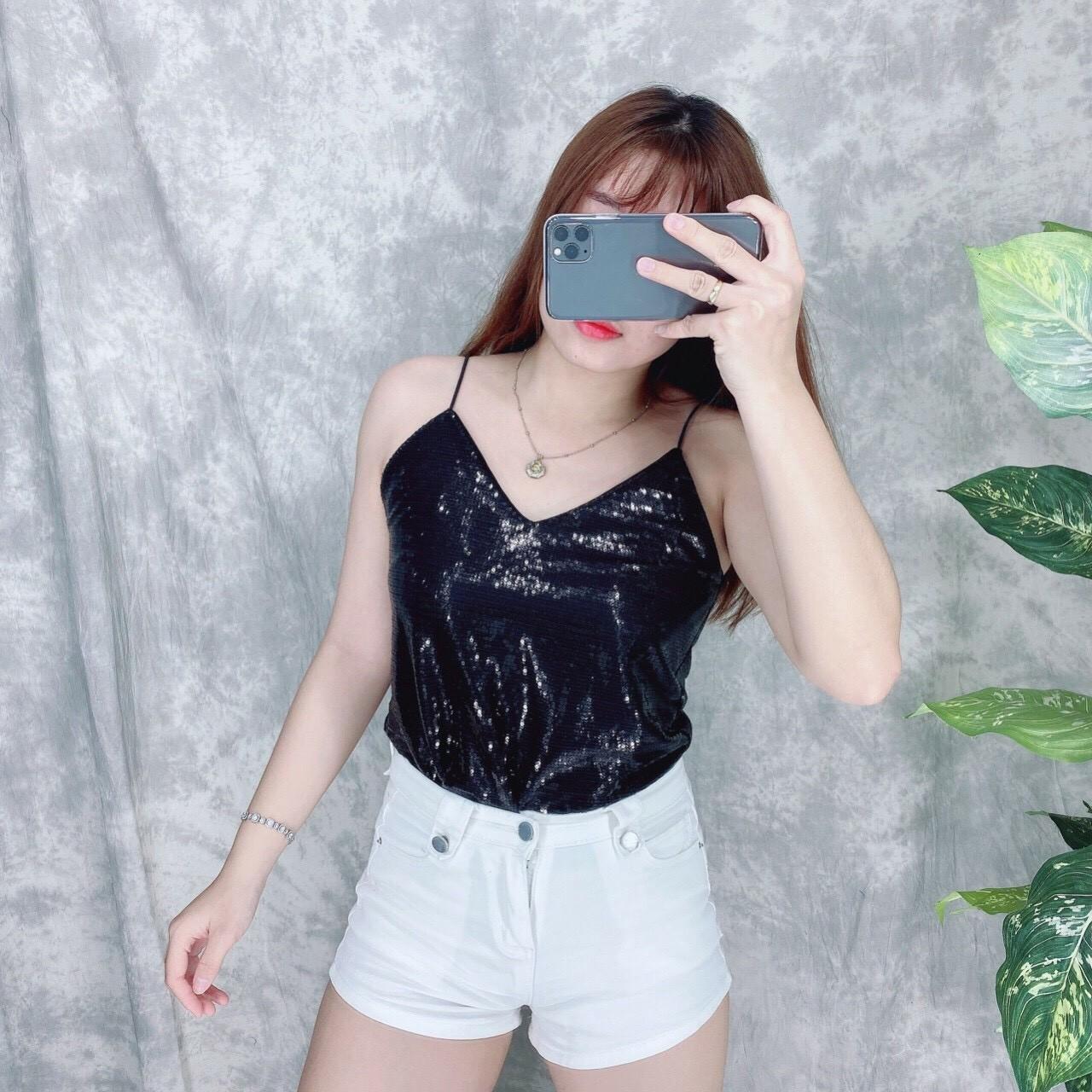 [HCM]ÁO 2 DÂY KIM SA CHUẨN ĐẸP