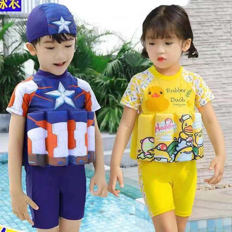 Bộ Đồ Bơi Liền Thân Dễ Thương Cho Bé Trai + Gái