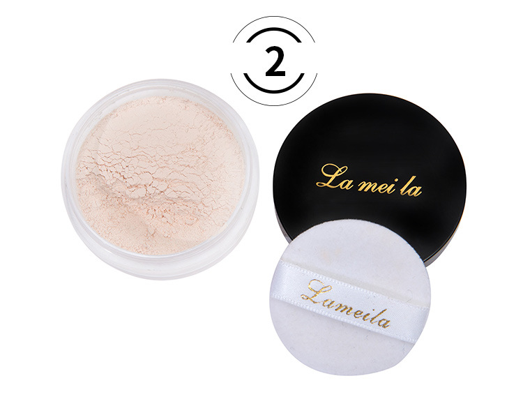 Phấn Phủ Dạng Bột Kiềm Dầu ĐEN TRÒN 5067 Lameila che khuyết điểm trang điểm tự nhiên mềm mịn lâu trôi nội địa sỉ rẻ LOSS POWDER WE STORE