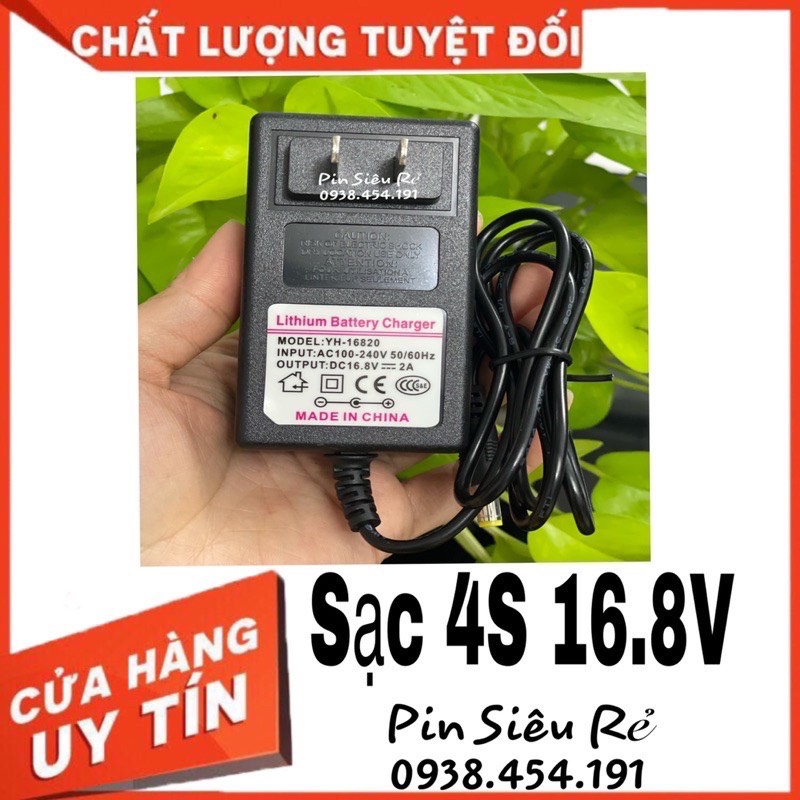 [HCM]Sac 4s 168v 2A có đèn báo sạc