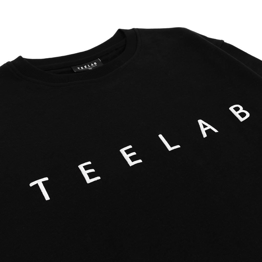 LUCKÁo Sweater Dài Tay Unisex Teelab Basic Logo LS002