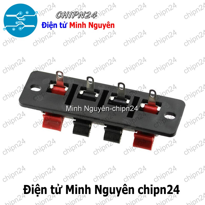 [2 cái] (Q53) Trạm kẹp loa 4 chấu - HH001616