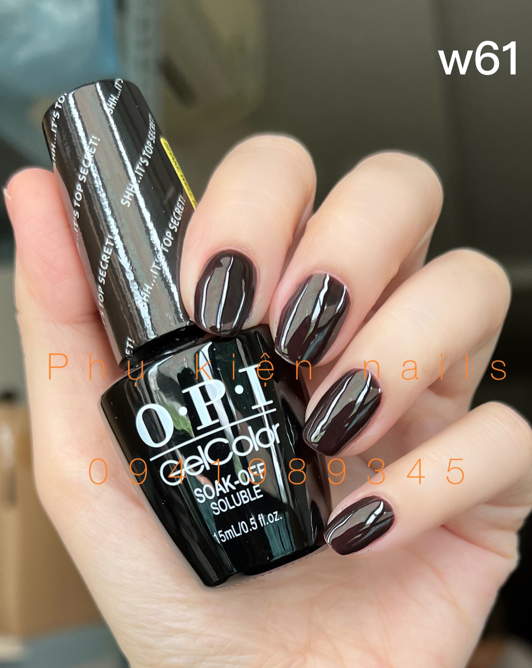 Sale 50% Sơn Móng Tay -Sơn Gel Hơ Máy Opi (GCW61)
