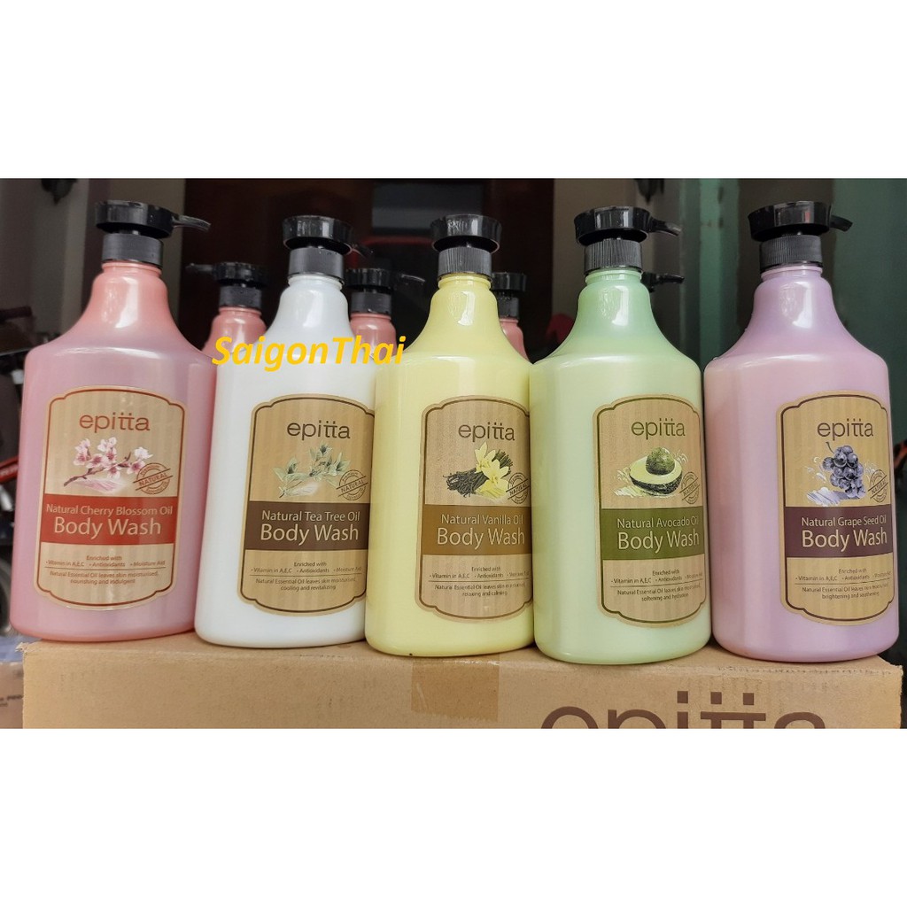 Sữa tắm dưỡng da EPITTA chai 1200ml (Malaysia)