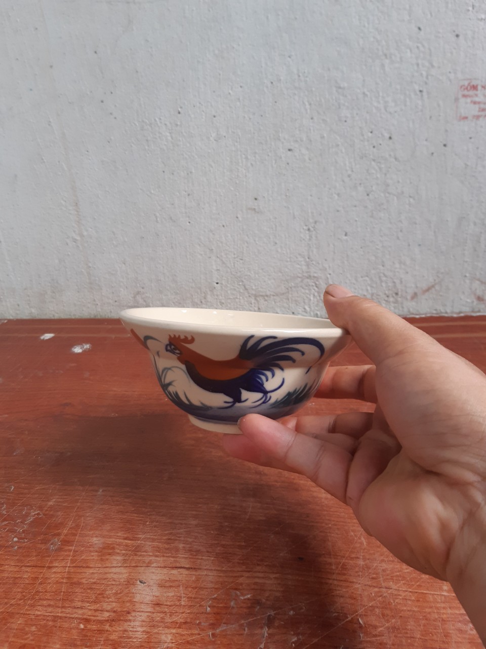 Chén chiết yêu hình con gà 2 cái hàng đẹp
