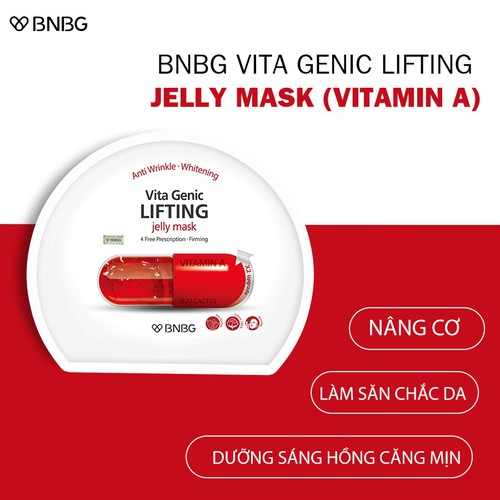 Mặt Nạ Giấy BNBG Dưỡng Da Chuyên Sâu, Da Sáng Tức Thì Vita Genic Jelly Mask 30ml