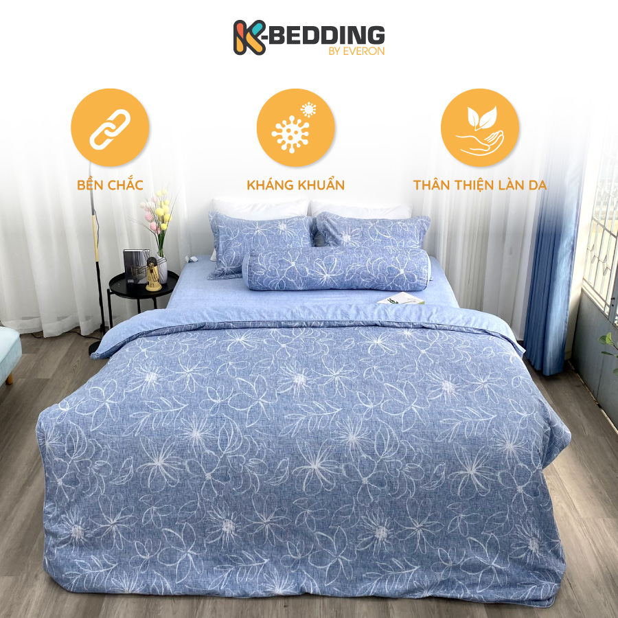 Bộ ga giường chun K-Bedding by Everon KMTP (KHÔNG GỒM CHĂN)