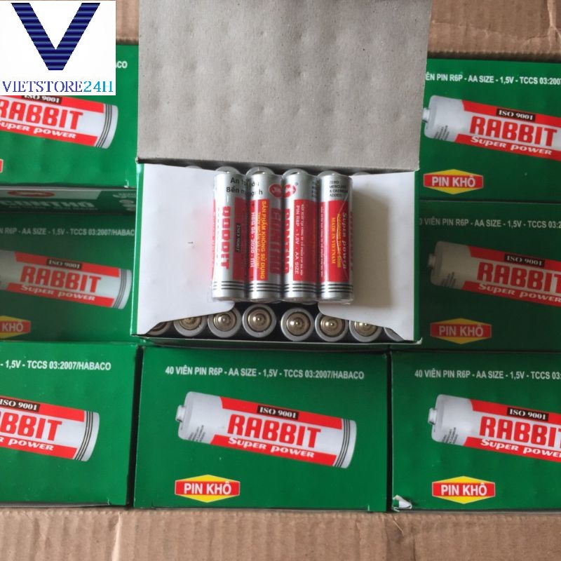 HỘP 24 VIÊN PIN CON THỎ AA