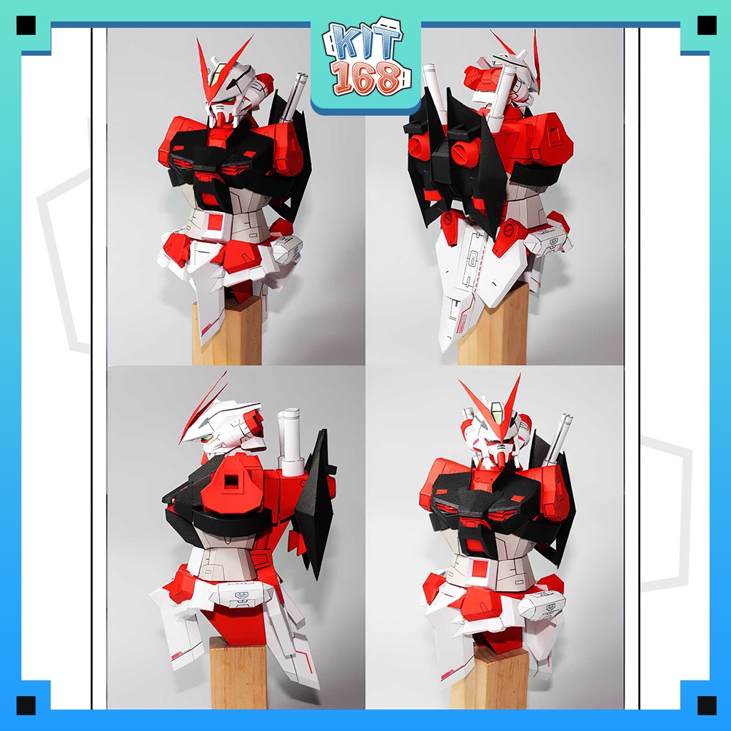 Mô hình giấy Anime Game Robot MBF-P02 Astray Red Frame Gundam