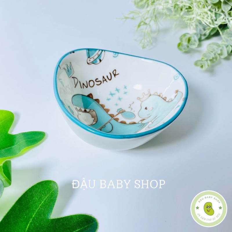 Bát ăn dặm gốm sứ mini, bát ăn dặm kiểu Nhật cho bé