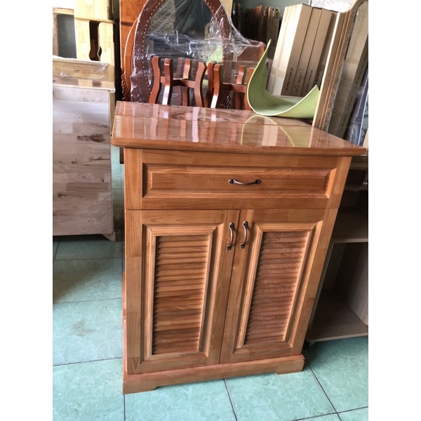 tủ giày gỗ thông nhập khẩu