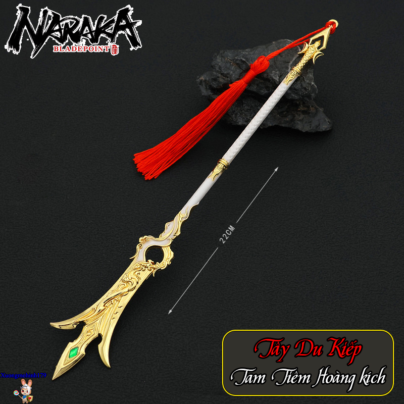 Mô hình Naraka Bladepoint Dương Tiễn tam tiêm kích tây du ký hợp kim 22cm