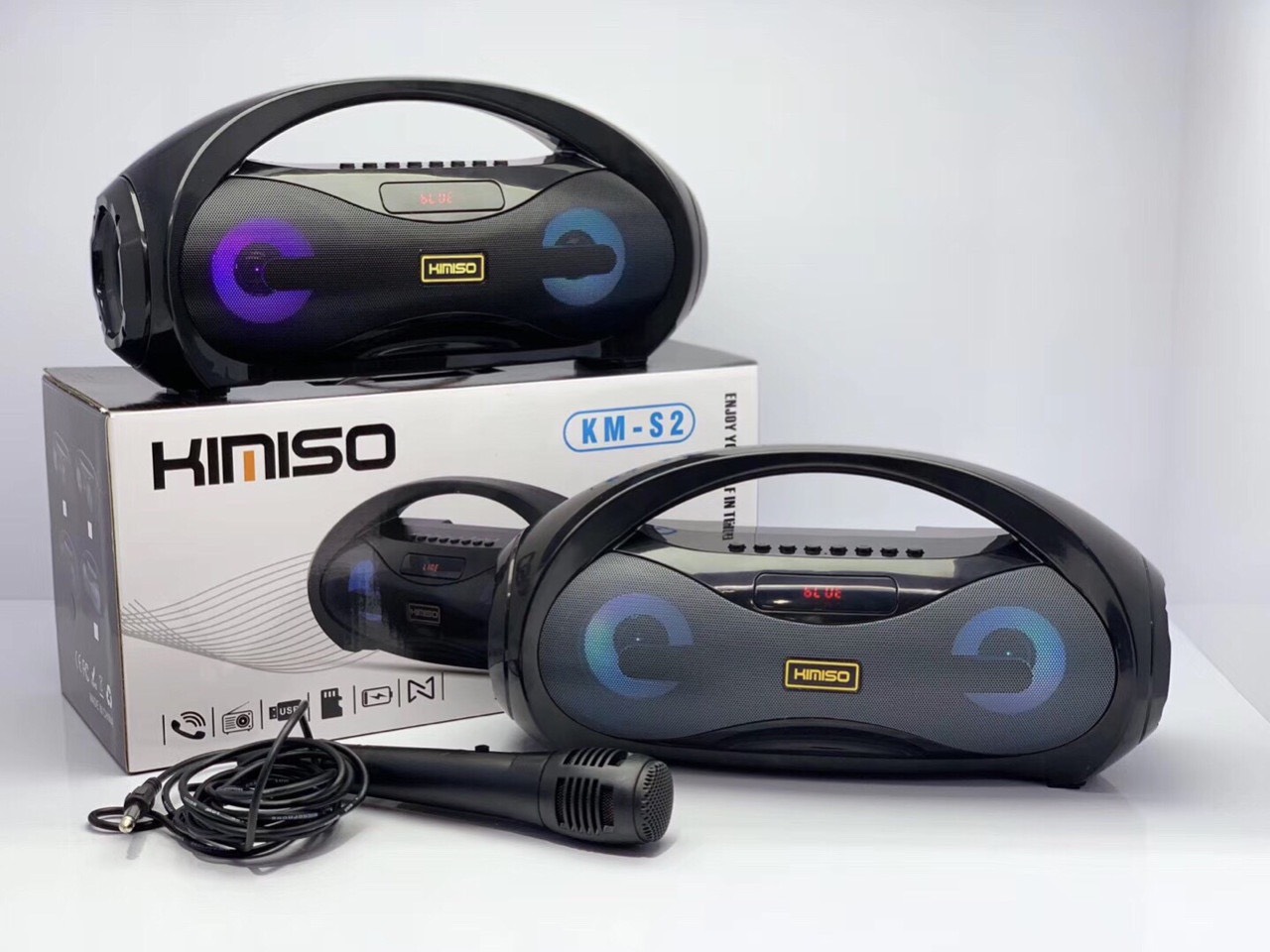 Tặng Kèm Micro Loa Bluetooth Karaoke Kimiso KMS2