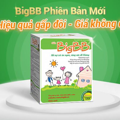 Cốm BigBB Plus (Hồng) - BigBB Xanh [Big bb)