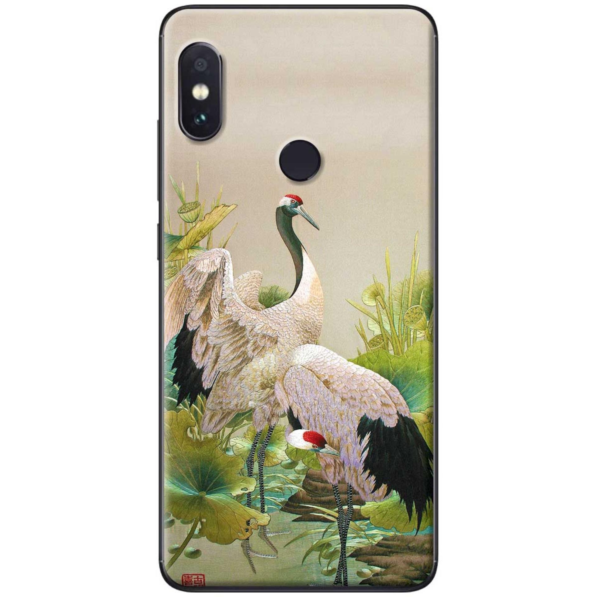Ốp lưng dành cho Xiaomi Mi A2 Chim hạc