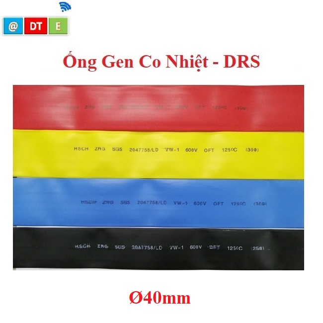 ỐNG GEN CO NHIỆT PHI 40, Giá cho 25 mét/cuộn