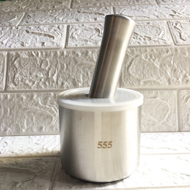 Bộ chày cối Inox có nắp đậy