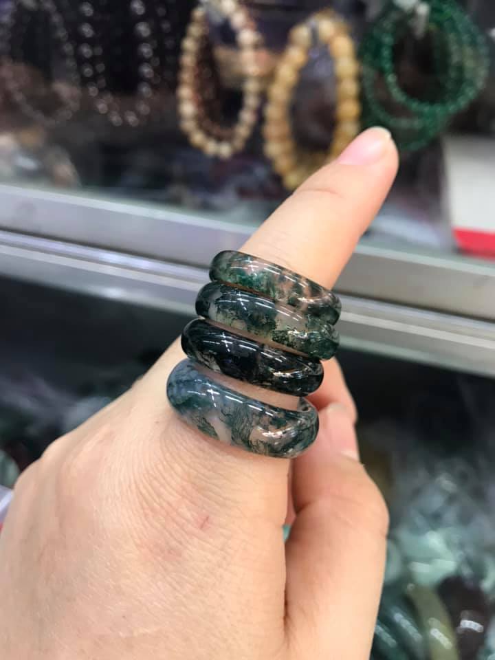NHẪN TRƠN NGỌC BĂNG TẢO