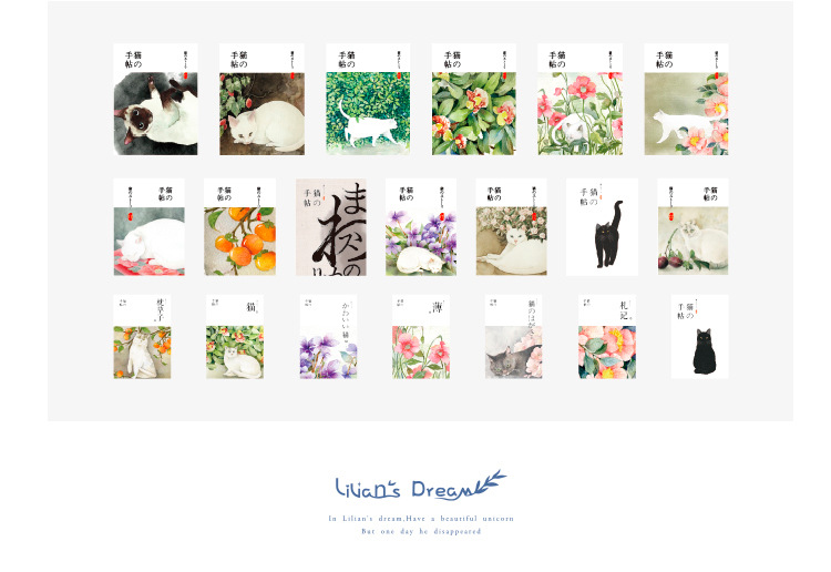 Set 40 miếng hình dán trang trí Deco Sticky Miss Time
