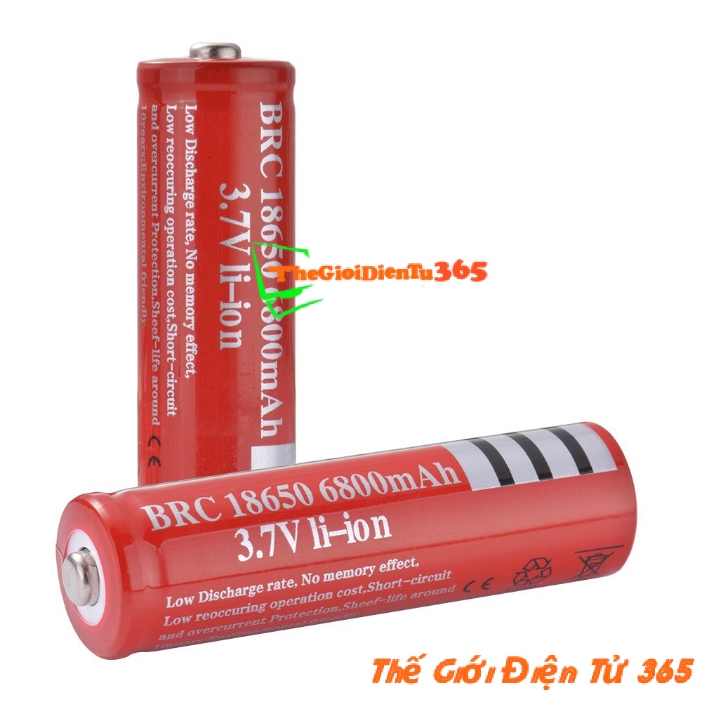 PIN SẠC 3.7V LI-ION ULTRAFIRE 18650-6800MAH