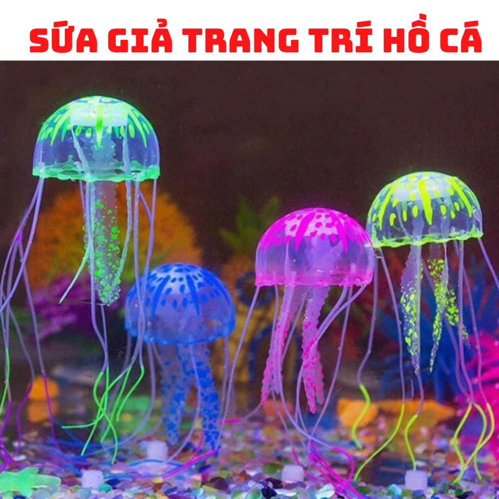 [Hoàn Tiền 10%] Sứa giả trang trí bể cá