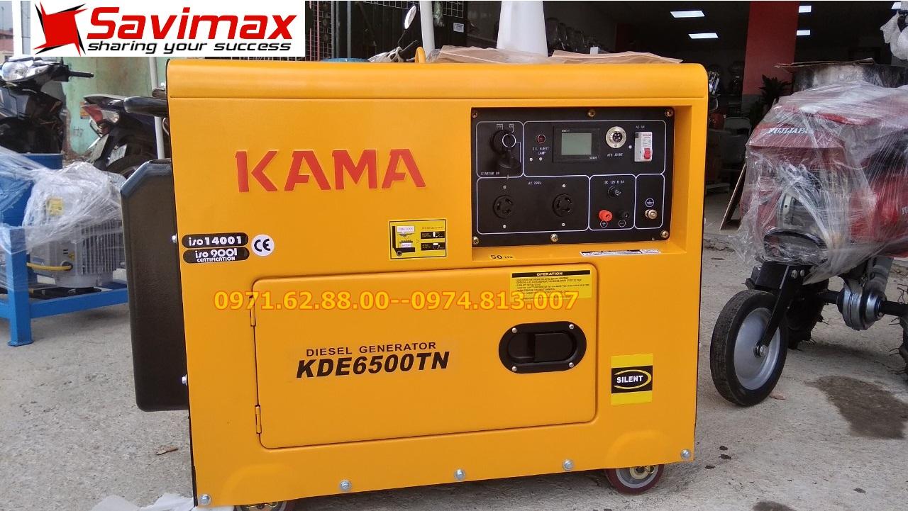 [Trả góp 0%]Máy phát điện dầu 5kw Kama 6500TN