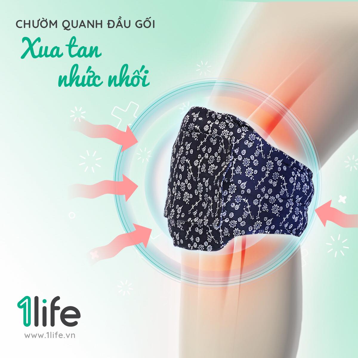 [FOLLOW1LIFE] Túi Thảo Mộc 1LIFE Chườm Đầu Gối