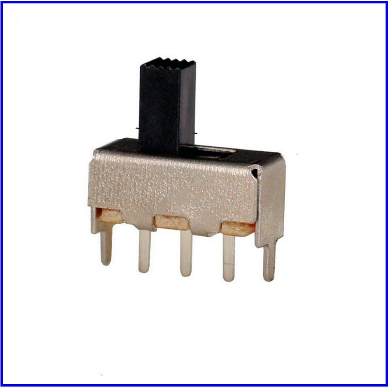 Gói 10 cái, 1 cái cái công tắc gạt 5 chân, khoảng cách chân 2.0mm, chiều cao tay gạt 5mm