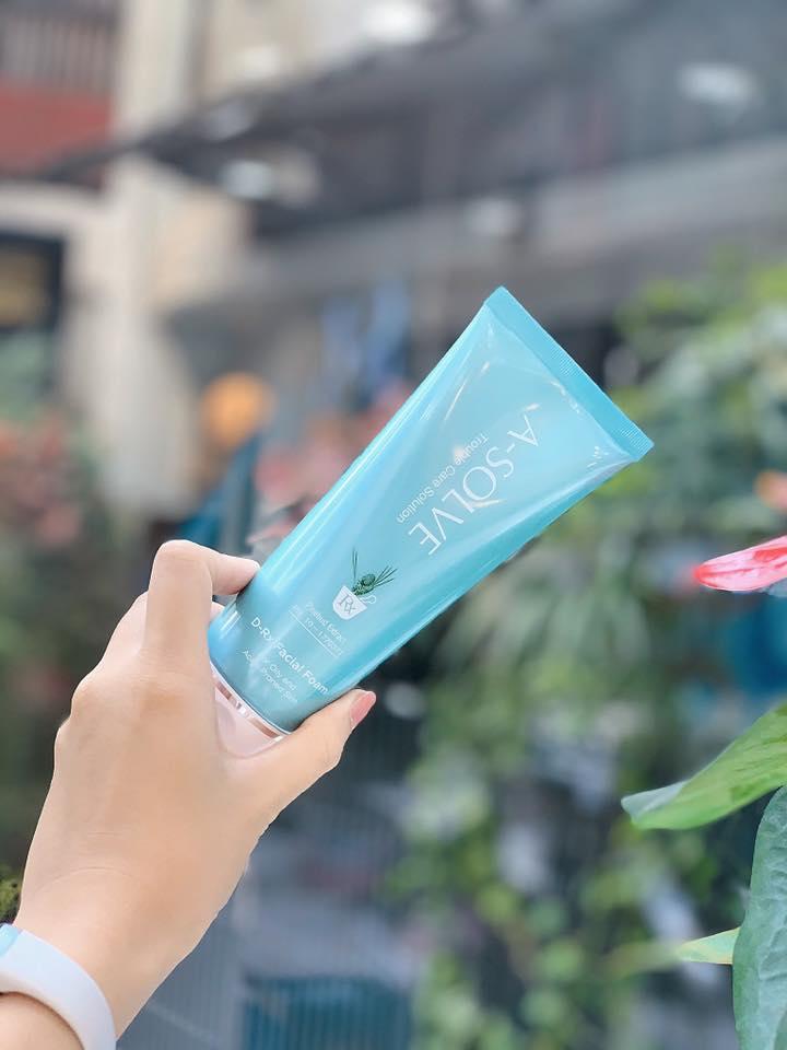 SỮA RỬA MẶT DÀNH CHO DA DẦU VÀ DA MỤN SKINLOVERS A-SOLVE