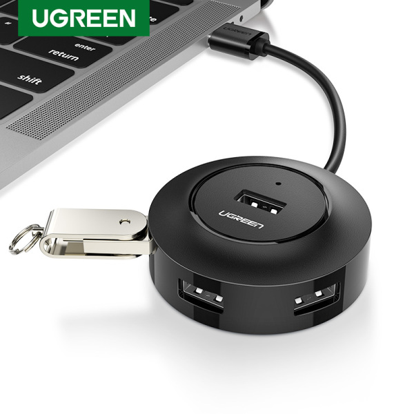Bảng giá UGREEN USB 2.0 HUB 4 Ports Mini Size USB 2.0 Splitter Switch with Micro USB Charging Port for Computer Laptop Accessories for oppo a5s vivo y12s vivo Y20 2021 Phong Vũ