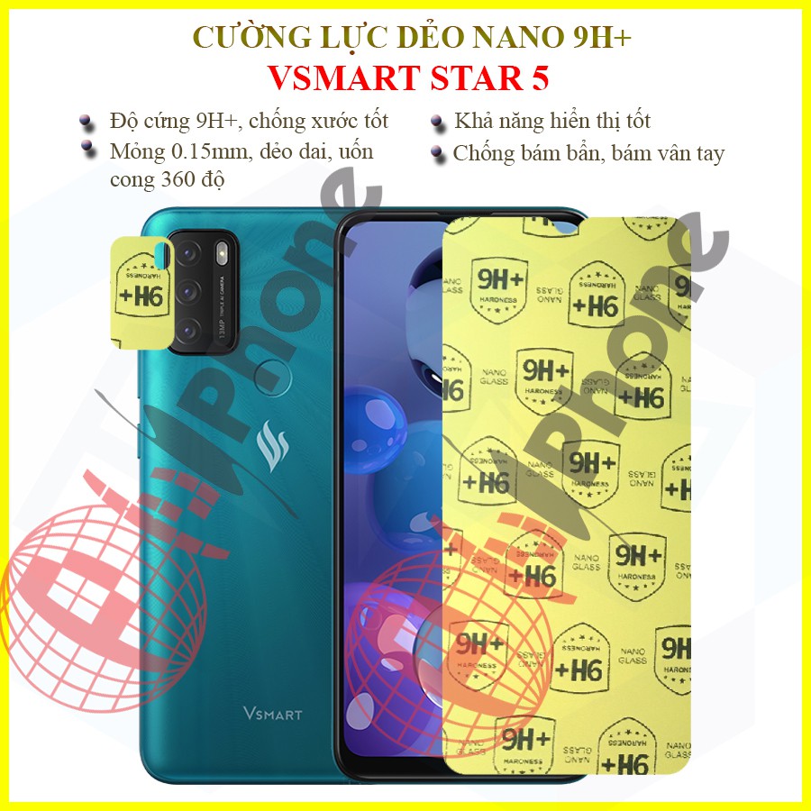 Dán cường lực dẻo nano Vsmart Star 5