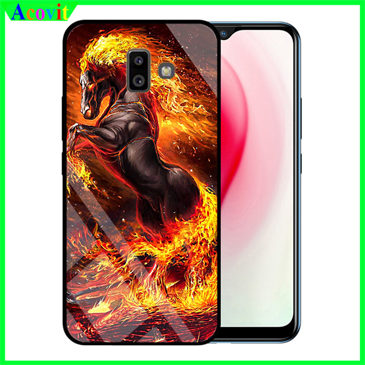 " Ốp lưng Samsung J6 Plus mặt kính 3D" _Kiểu dáng sang trọng, mặt kính siêu nét chống bẩn, chống bụi_ Hình ảnh sắc nét, Không mờ