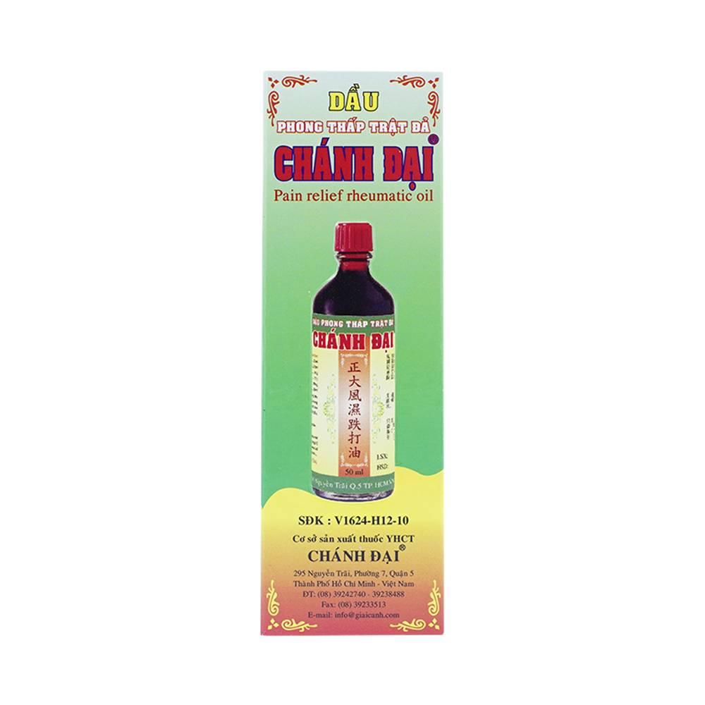 Dầu phong thấp trật đả Chánh Đại 50ml