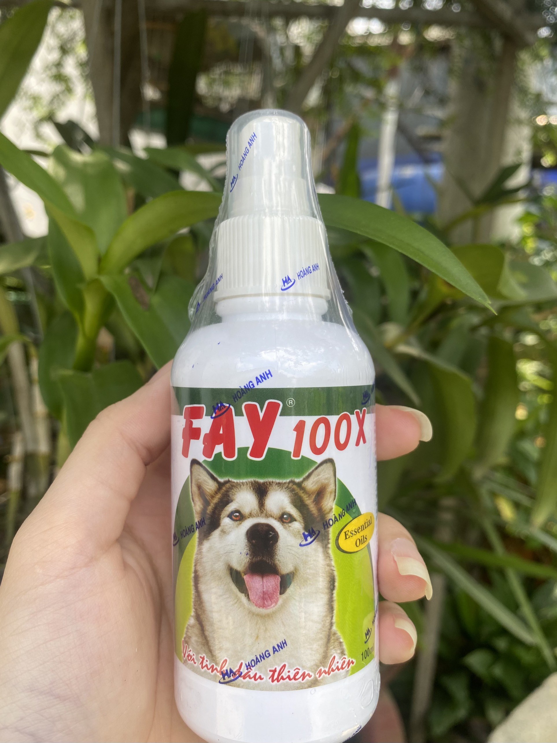Chai xịt ve - rận - bọ chét - fay 100x dành cho chó mèo