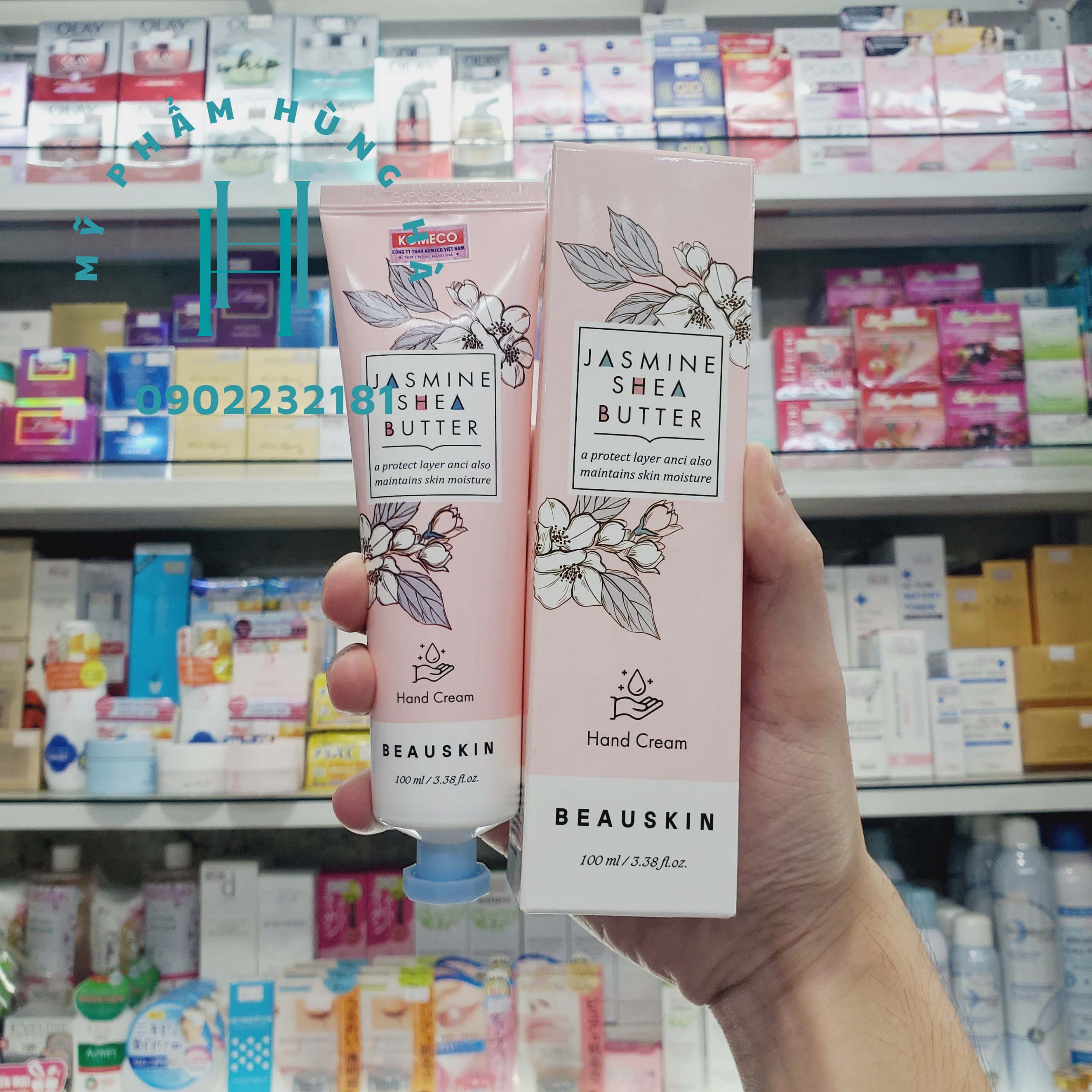 Kem dưỡng da tay Beauskin Jasmine Shea Butter 100ml