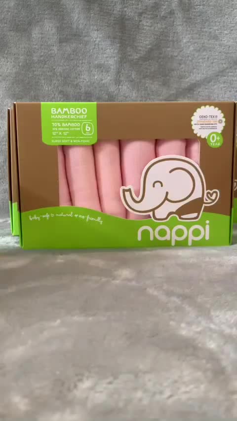 [COMBO SIÊU TIẾT KIỆM] 3 Hộp khăn sữa Nappi (6 chiếc/hộp)