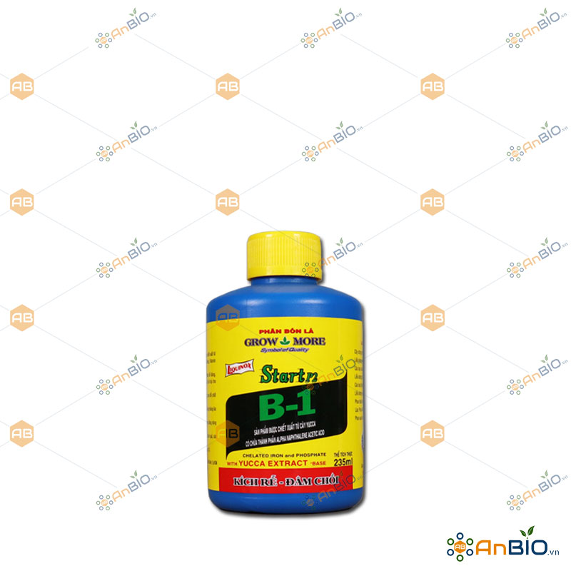 Phân bón grow more vitamin b1 start chai 235ml kích rễ đâm chồi - b4.1033