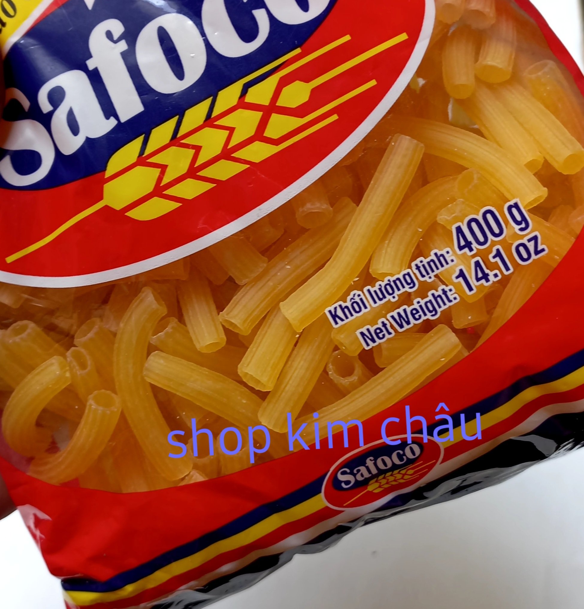 Nui ống dài Macaroni Safoco 400g