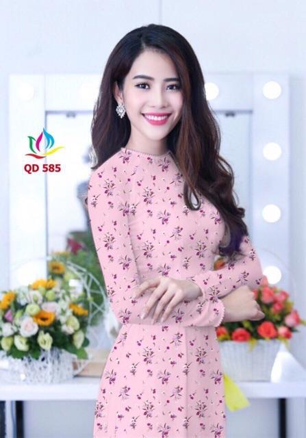 [HCM]Vải áo dài hoa nhí