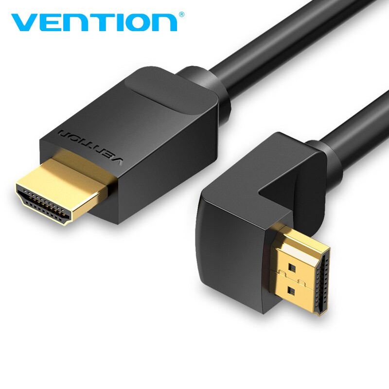 Dây cáp hdmi 2.0 vention gập 90° vuông góc - dài 1.5m - chính hãng vention - ben computer store