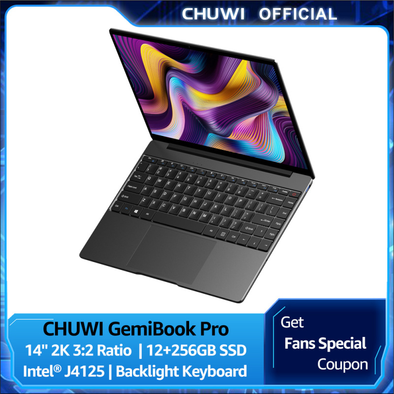 Bảng giá CHUWI Official GemiBook Pro 14 Inch Windows 10 Laptop | 2160*1440 3:2 Ratio Screen | Intel J4125 cpu | LPDDR4X 12GB+256GB SSD | 1 Year Warranty CHUWI Laptop Phong Vũ