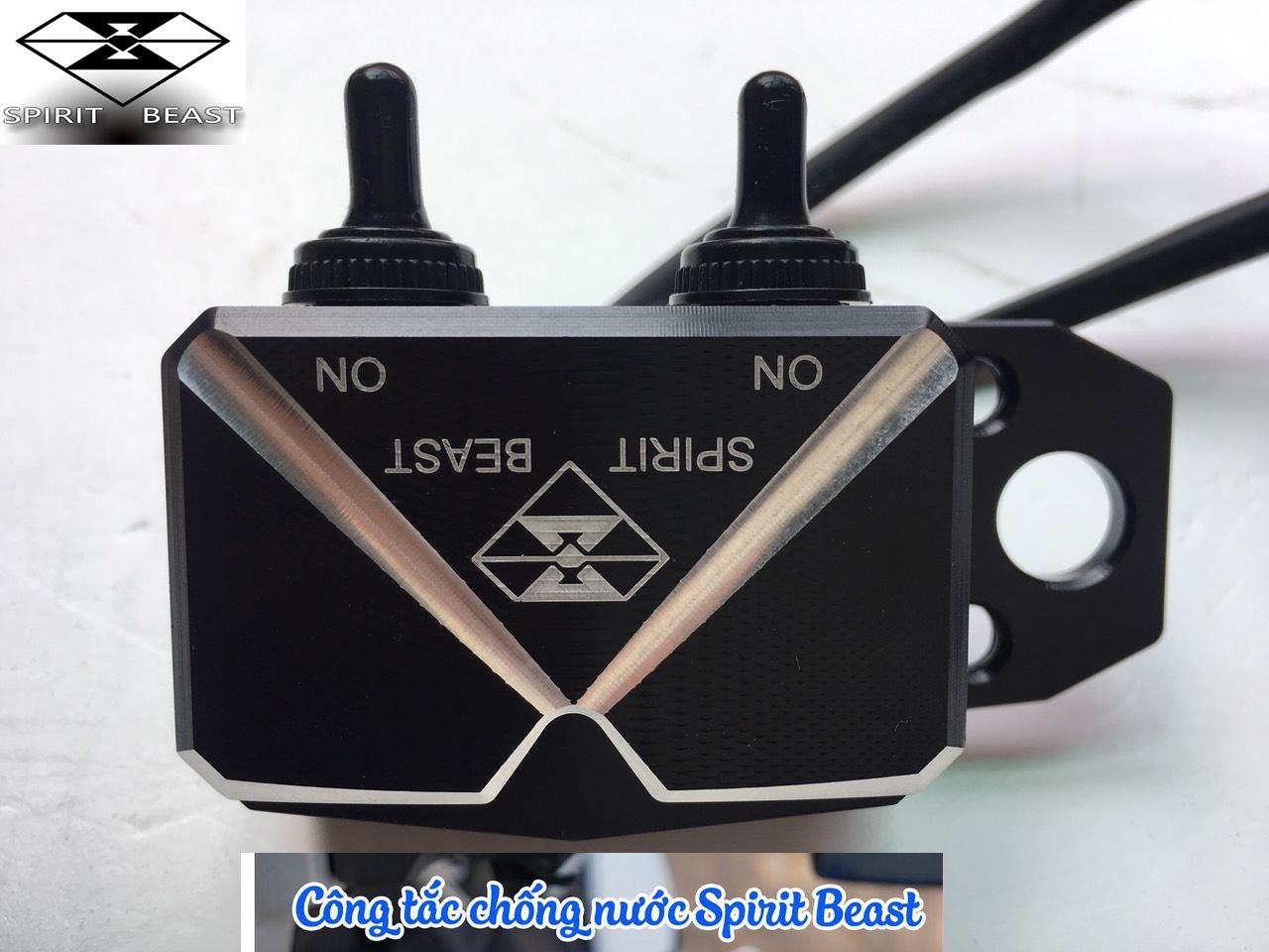 công tắc CNC gắn đèn trợ sáng spirit beast L1 full box MÀU ĐEN