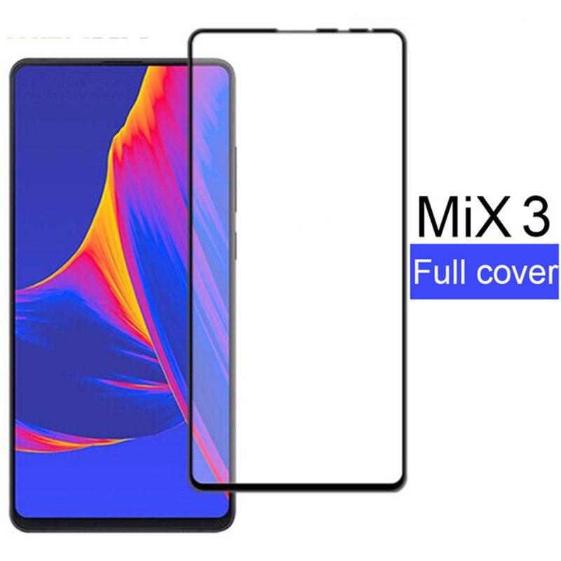 Kính cường lực Xiaomi Mi mix 3 full màn ( Đen)